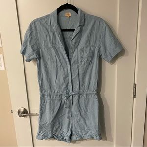 Wilfred Free Aritzia Free light blue cotton romper
